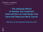 The delayed effects of disease and treatment interventions on individuals who
