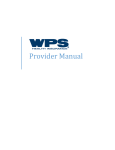 Provider Manual