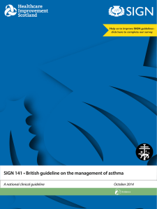 SIGN 141 • British guideline on the management of asthma