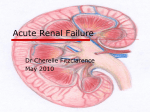 Acute Renal Failure Dr Cherelle Fitzclarence May 2010