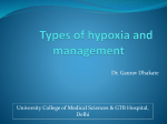 Types of hypoxia and management