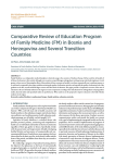 Comparative Review of Education Program of Family Medicine (FM