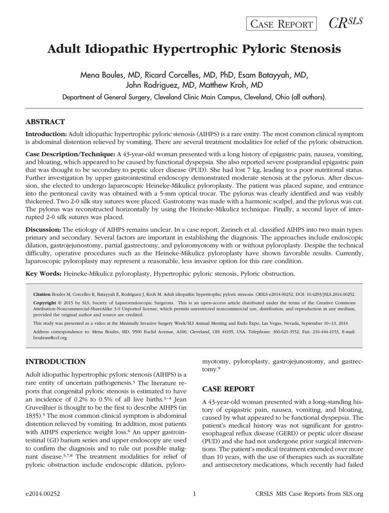 Does adult hypertrophic pyloric any Think, that adult hypertrophic pyloric for