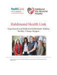 Haldimand Health Link - Haldimand War Memorial Hospital