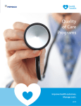 Quality of Care Programs Flier