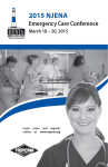 2015 NJENA Conference Booklet - New Jersey Emergency Nurses