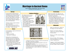 Marriage in Ancient Rome