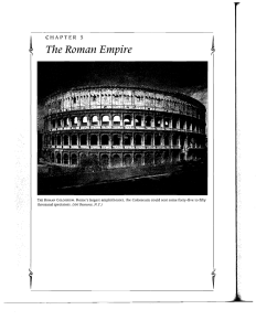 CHAPTER 5 The Roman Empire