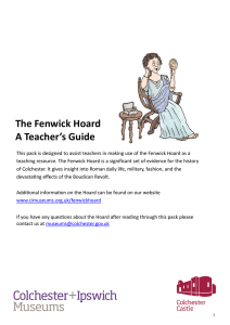 The Fenwick Hoard A Teacher`s Guide