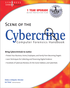 Scene of the Cybercrime - Computer Forensics Handbook (Syngress).