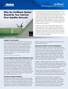 Why the SurfBeam System Should Be Your Internet