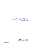 Prosody X PCI card