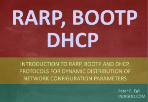 RARP / BOOTP / DHCP