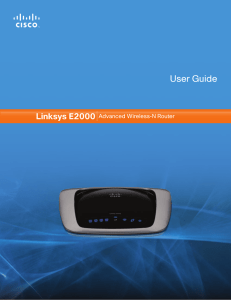 Linksys E2000 User Guide