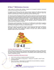 M*Ware™ TMN Solutions Overview