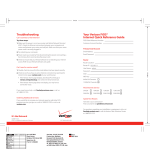 Troubleshooting Your Verizon FiOS® Internet Quick Reference Guide