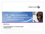 LTE – CDMA Interworking
