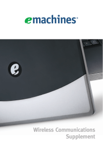 eMachines Wireless Supplement - Gateway Computer, Server