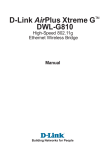 D-Link AirPlus Xtreme G DWL-G810