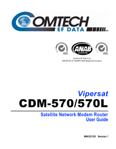 Vipersat CDM-570/570L