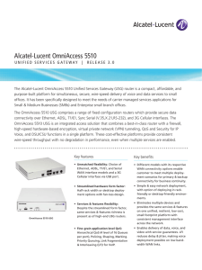 Alcatel-Lucent OmniAccess 5510