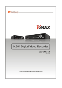 VMAX DVR Manual