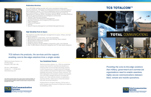 TCS TOTALCOM™ - TeleCommunication Systems, Inc.