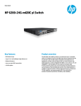 HP 6200-24G-mGBIC yl Switch