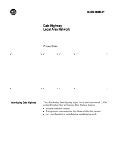 1770-2.39, Data Highway Local Area Network, Product Data