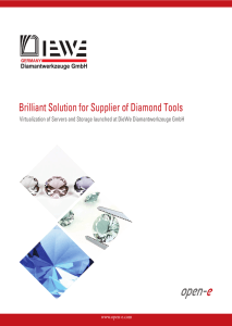 Open-E - Case Study - DieWe Diamantwerkzeuge GmbH