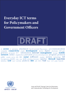 The Everyday ICT Glossary - UN