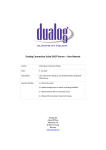 Dualog Connection Suite DHCP Server – User Manual