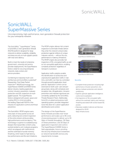 Dell SonicWALL SuperMassive Firewalls