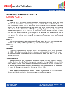 Ethical Hacking and Countermeasures- v6
