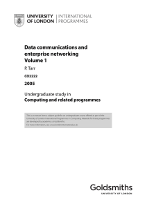 Data communications and enterprise networking