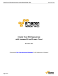 Extend Your IT Infrastructure with Amazon Virtual Private Cloud