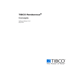 TIBCO Rendezvous Concepts