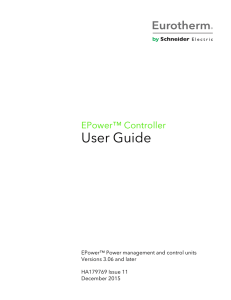 User Guide - Eurotherm