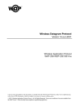 Wireless Datagram Protocol