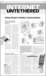 What`s Ahead in Wireless Communications