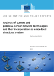 Analysis of current and potential sensor network technologies and