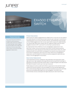 EX4500 Ethernet Switch