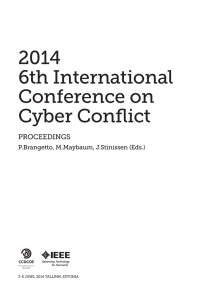 5th International Conference on Cyber Conflict Proceedings