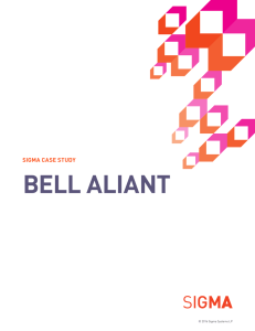bell aliant - Sigma Systems