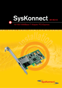 SysKonnect SK-9E21D 10/100/1000Base