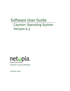3346 Software User Guide V6.3