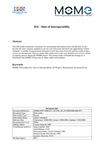 D11 - State of Interoperability