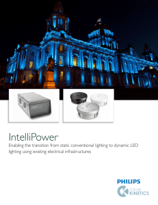 IntelliPower - Philips Color Kinetics