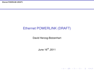 Ethernet POWERLINK (DRAFT)
