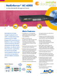 NetEnforcer® AC-6000 Series